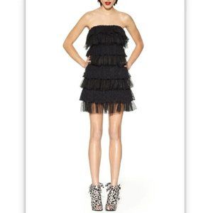 *NWT!* Kate Young black strapless cocktail dress